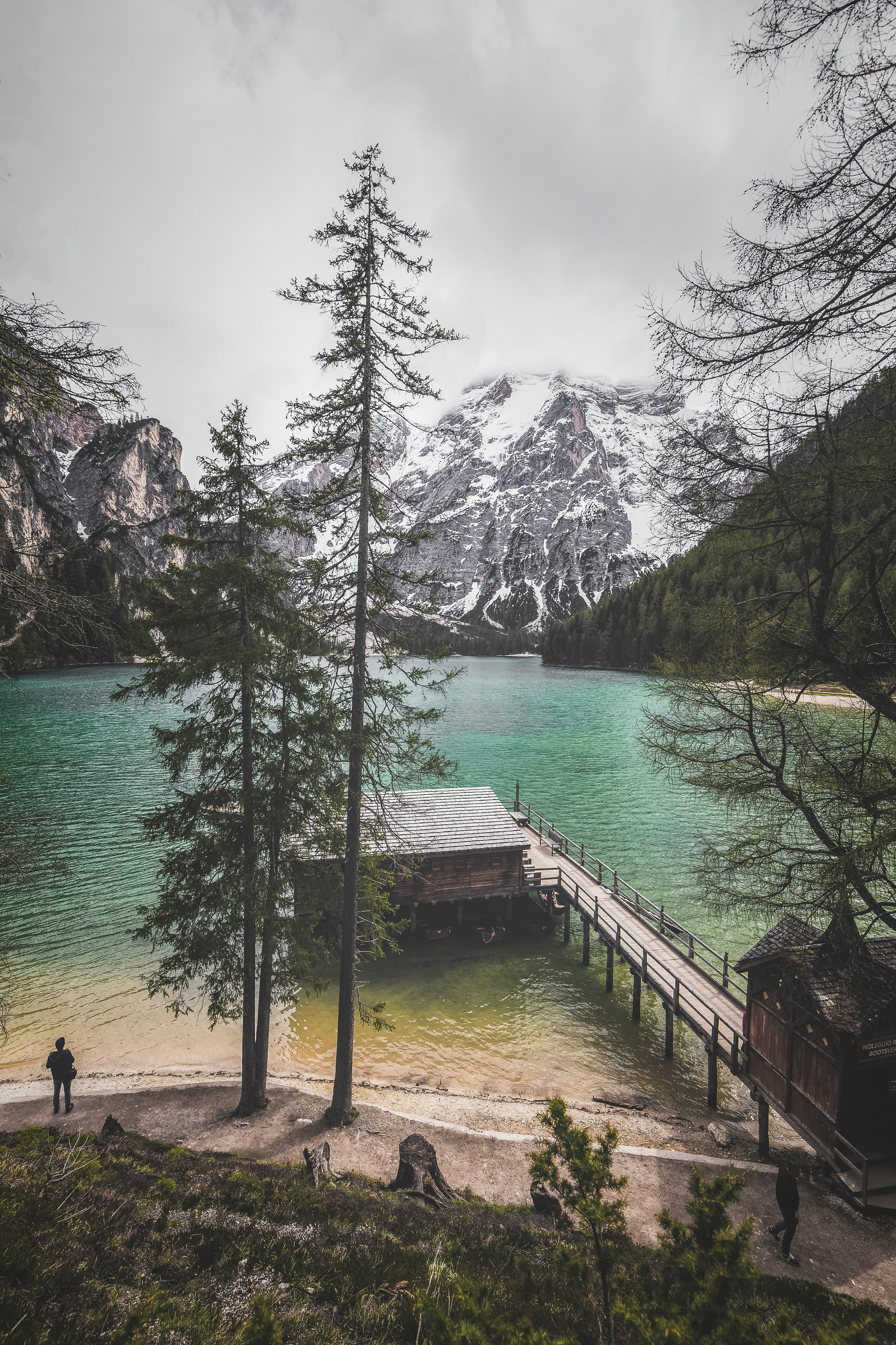 person standing near body of water